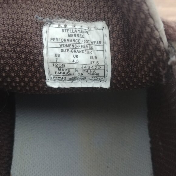 Merrell Womens 7 Brown Taupe Performance Walking Shoes Hikers - Picture 12 of 15